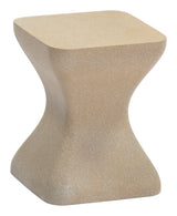 Mura Taupe Outdoor Side Table by Zuomod at Eve Furniture