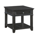 Muriel Antique Pewter End Table