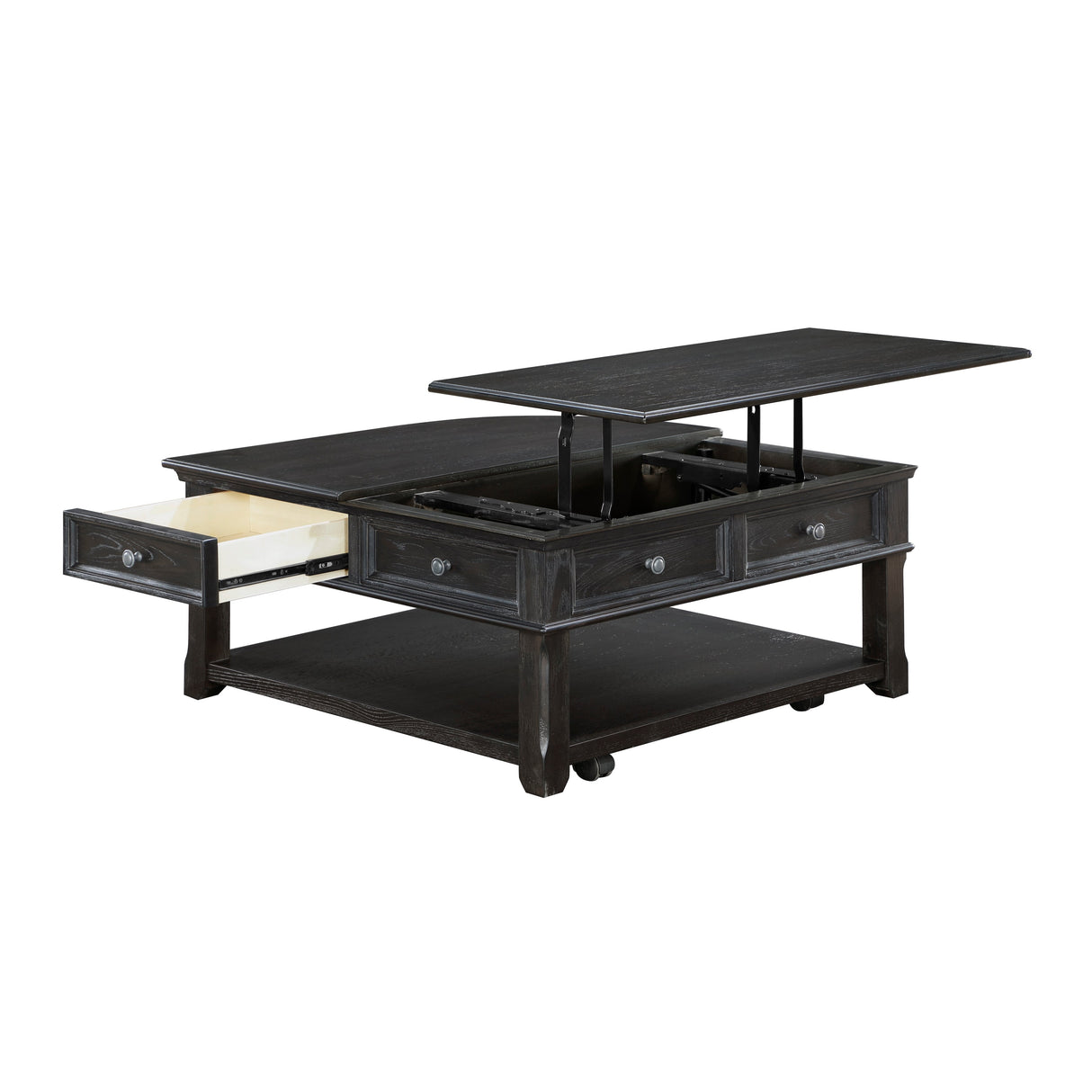 Muriel Antique Pewter End Table