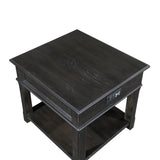 Muriel Antique Pewter End Table