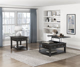 Muriel Antique Pewter End Table