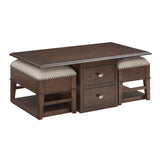 Muriel Antique Pewter Lift Top Cocktail Table