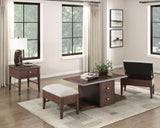 Muriel Antique Pewter Lift Top Cocktail Table