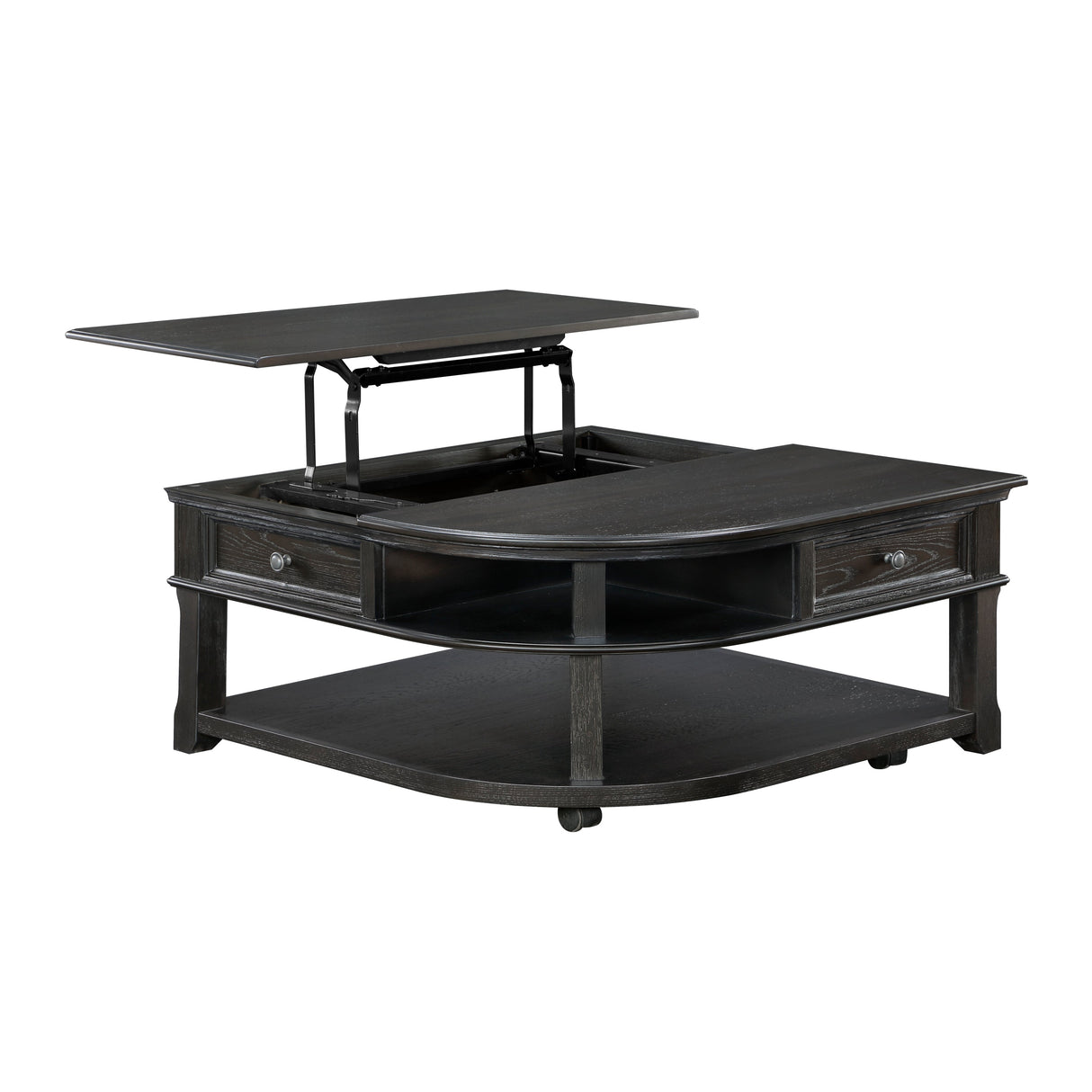 Muriel Antique Pewter Lift Top Cocktail Table