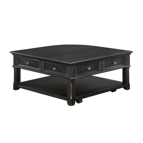 Muriel Antique Pewter Lift Top Cocktail Table by Homelegance at Eve Furniture