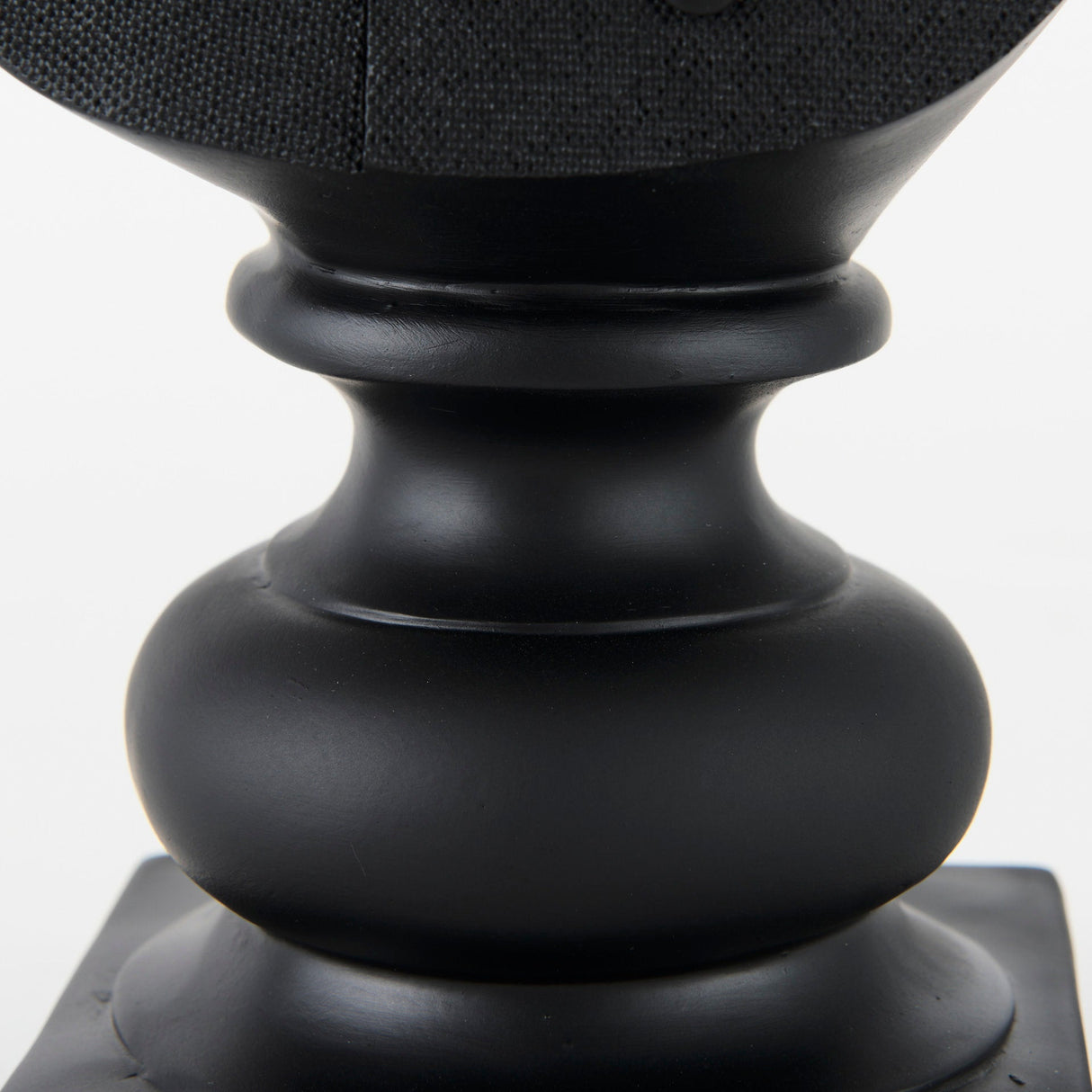 Murray 6.0L x 4.5W x 13.0H Black Painted Resin Fox in a Suit Bust by Mercana at Eve Furniture