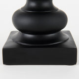 Murray 6.0L x 4.5W x 13.0H Black Painted Resin Fox in a Suit Bust by Mercana at Eve Furniture
