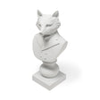 Murray 6L x 5W White Resin Business Fox by Mercana at Eve Furniture