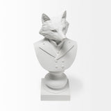Murray White Resin Business Fox by Mercana at Eve Furniture