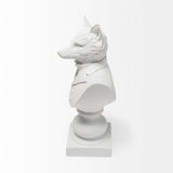Murray White Resin Business Fox by Mercana at Eve Furniture