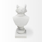 Murray White Resin Business Fox by Mercana at Eve Furniture