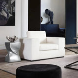 Muse Mist White Performance Accent Arm Chair by Diamond Sofa at Eve Furniture
