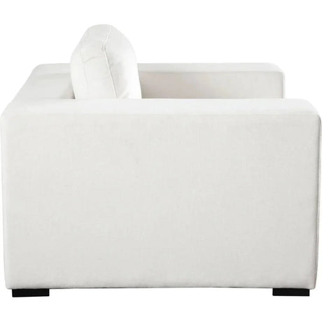 Muse Mist White Performance Accent Arm Chair by Diamond Sofa at Eve Furniture