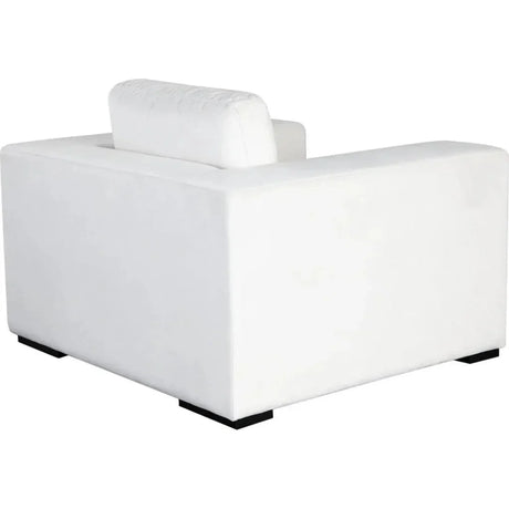 Muse Mist White Performance Accent Arm Chair by Diamond Sofa at Eve Furniture