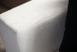 Muse Mist White Performance Fabric Sofa by Diamond Sofa at Eve Furniture