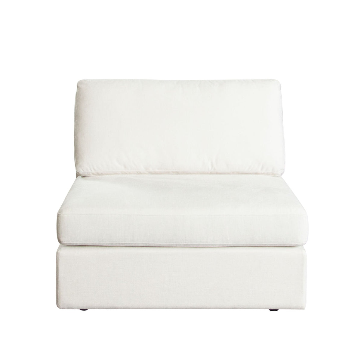 Muse White Performance Fabric Reversible 4-Pc Sectional by Diamond Sofa at Eve Furniture