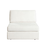 Muse White Performance Fabric Reversible 4-Pc Sectional by Diamond Sofa at Eve Furniture