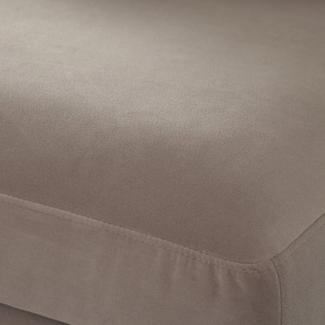 Muse Winter Mink Performance Fabric Reversible 4-Piece Sectional by Diamond Sofa at Eve Furniture