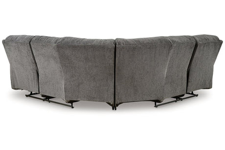Museum Pewter 2-Piece Reclining LAF Sectional by Ashley at Eve Furniture