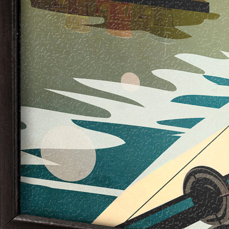 Muskoka Go Canada (SM) by Mercana Studio a Hand Embellished Decograph Framed Art Print by Mercana at Eve Furniture