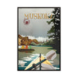 Muskoka Go Canada (SM) by Mercana Studio a Hand Embellished Decograph Framed Art Print by Mercana at Eve Furniture