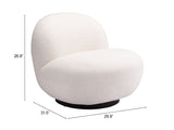 Myanmar Cream Accent Chair by Zuomod at Eve Furniture