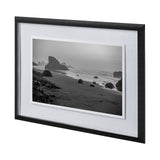 Myers Creek Beach by Bisig a Hand Embellished Textured Framed Photo Art Print Matted under Glass by Mercana at Eve Furniture