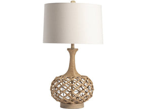 Myla Natural/Bronze Table Lamp by Crestview at Eve Furniture