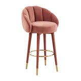 Myla Velvet Swivel Stool by TOV Furniture at Eve Furniture