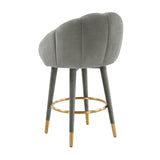 Myla Velvet Swivel Stool by TOV Furniture at Eve Furniture