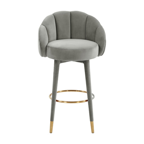 Myla Velvet Swivel Stool by TOV Furniture at Eve Furniture