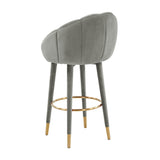 Myla Velvet Swivel Stool by TOV Furniture at Eve Furniture