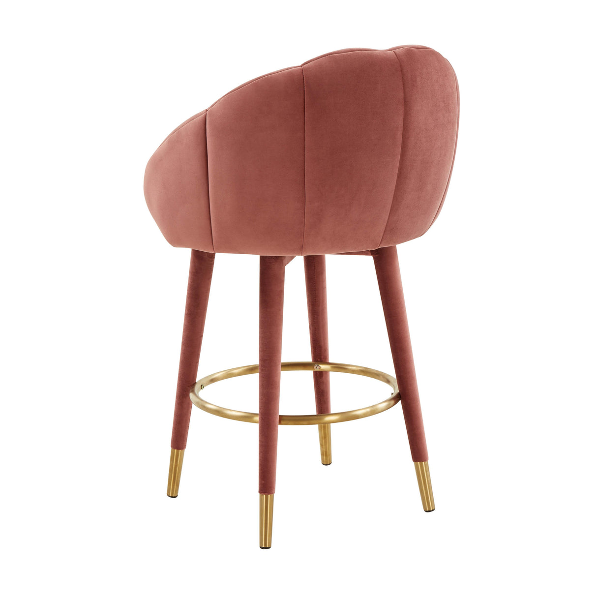 Myla Velvet Swivel Stool by TOV Furniture at Eve Furniture