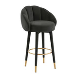 Myla Velvet Swivel Stool by TOV Furniture at Eve Furniture