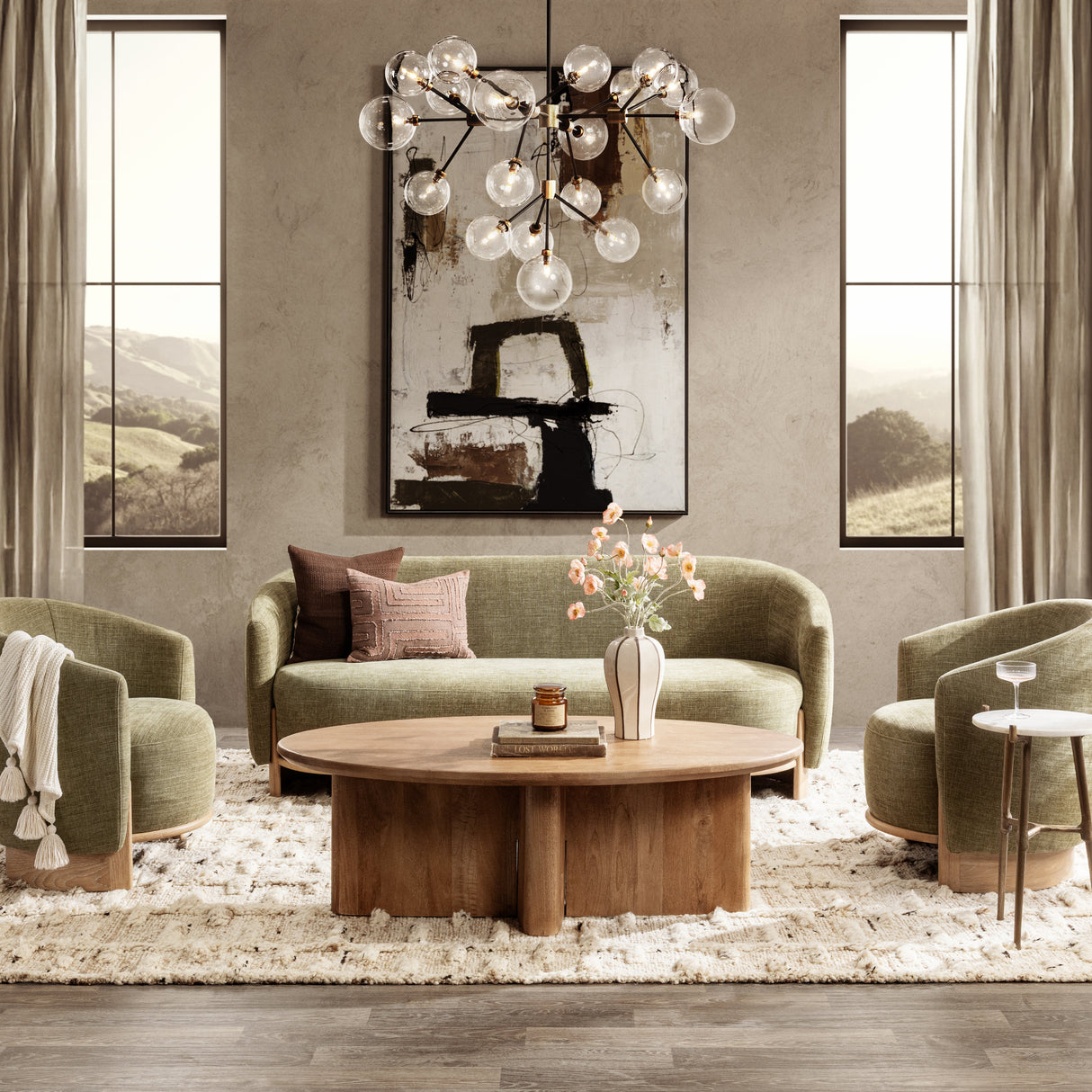 Myra Sofa - Sage Dust by Classic Home at Eve Furniture