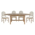 Myrna Natural Dining Set by Homelegance at Eve Furniture