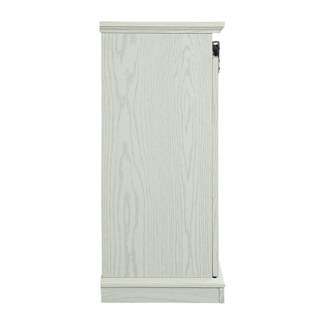 Myrtle 60" TV Stand in Cream Oak by Manhattan Comfort at Eve Furniture