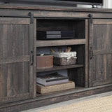 Myrtle 60" TV Stand in Heavy Brown by Manhattan Comfort at Eve Furniture
