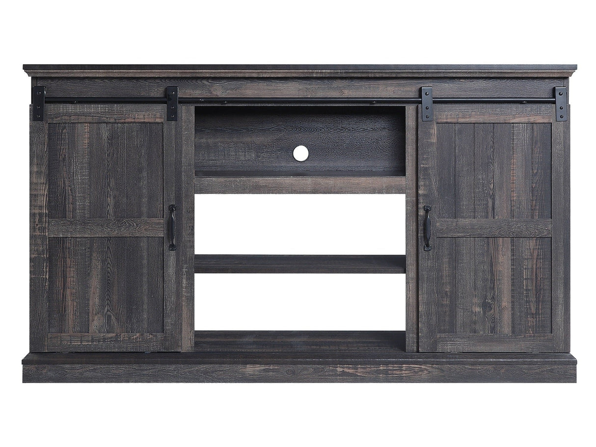 Myrtle 60" TV Stand in Heavy Brown by Manhattan Comfort at Eve Furniture