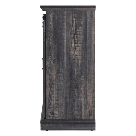 Myrtle 60" TV Stand in Heavy Brown by Manhattan Comfort at Eve Furniture