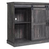 Myrtle 60" TV Stand in Heavy Brown by Manhattan Comfort at Eve Furniture