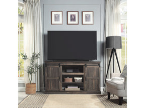 Myrtle 60" TV Stand in Heavy Brown by Manhattan Comfort at Eve Furniture