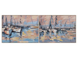 Myrtle Blue/Pink Canvas by Crestview at Eve Furniture