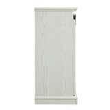 Myrtle Fireplace in Cream Oak by Manhattan Comfort at Eve Furniture
