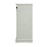 Myrtle Fireplace in Cream Oak by Manhattan Comfort at Eve Furniture