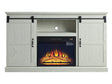 Myrtle Fireplace in Cream Oak by Manhattan Comfort at Eve Furniture