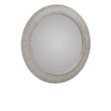 Myrtle Light Gray Round Mirror by Classic Home at Eve Furniture