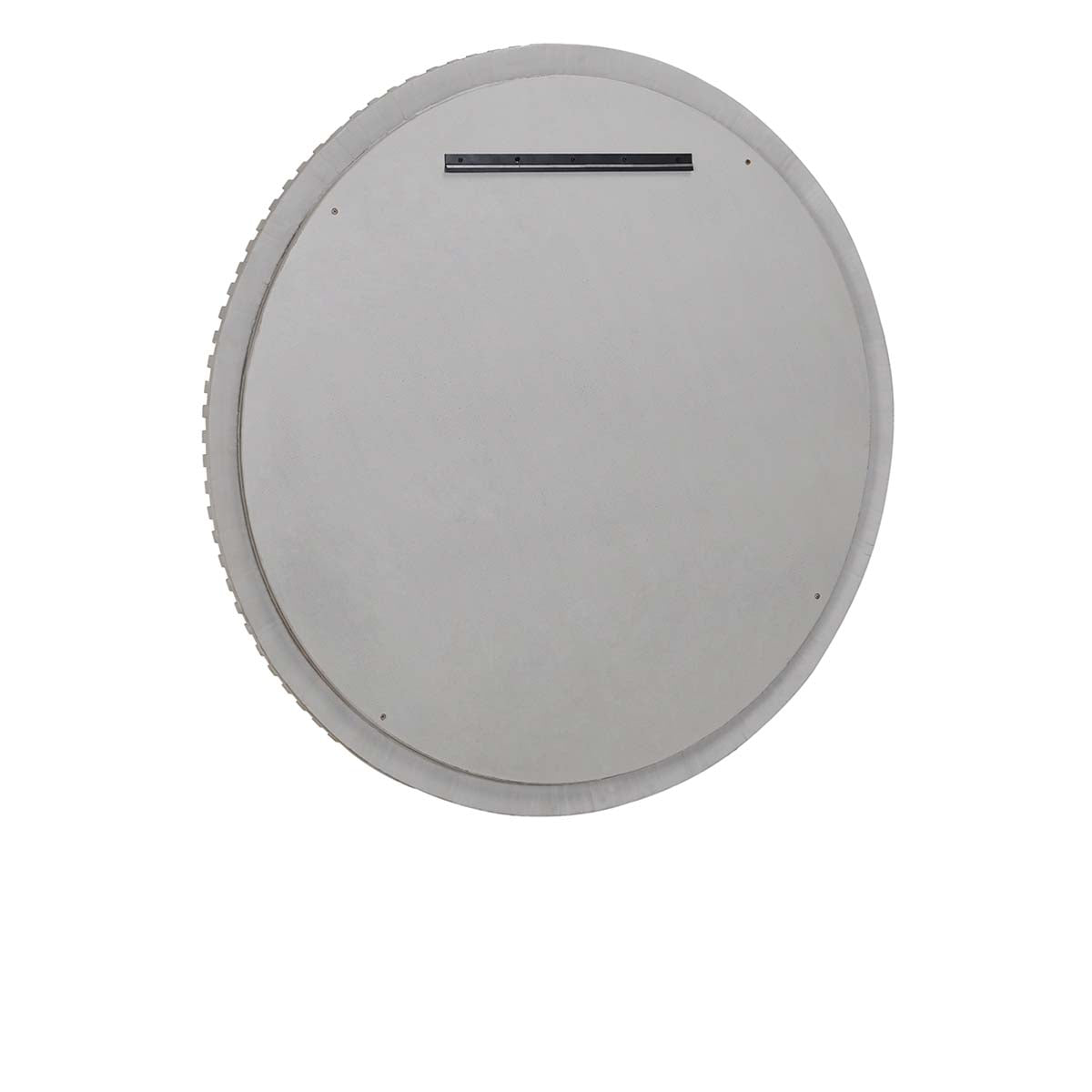 Myrtle Light Gray Round Mirror by Classic Home at Eve Furniture