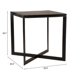 Mysa Side Table Black by Zuomod at Eve Furniture
