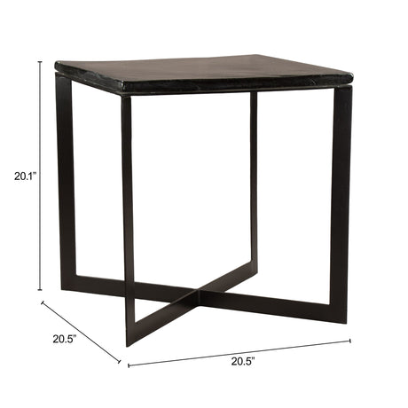 Mysa Side Table Black by Zuomod at Eve Furniture